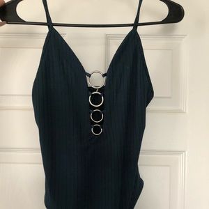 Bodysuit with rings